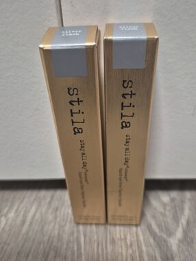 Lot Of 2 Stila Stay All Day Inkwear Liquid Eye Liner. Color; Silver Flash. 1.7ml